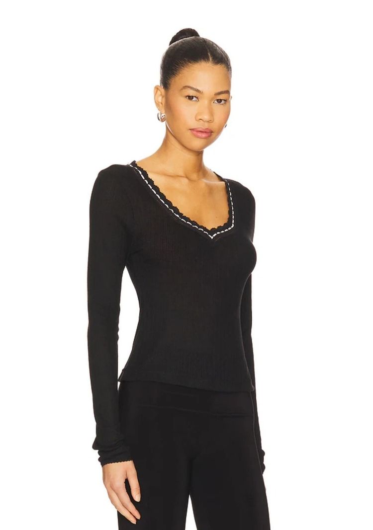 Black Long Sleeve Top 3